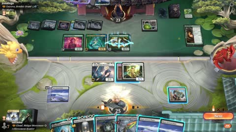 Watch MTG Arena Video Replay - Cloud, Midgar Mercenary by saitama VS Tatyova, Benthic Druid by jonaingo - Historic Brawl