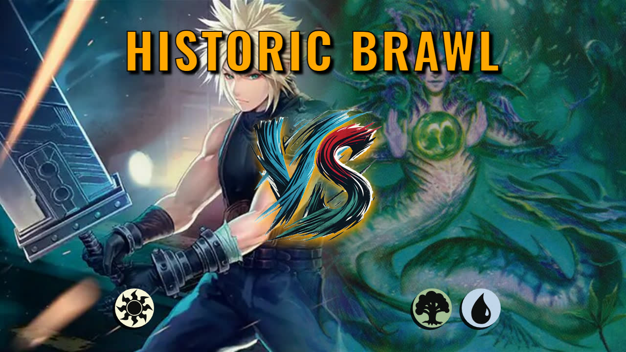 Watch MTG Arena Historic Brawl Video - Cloud, Midgar Mercenary by saitama VS Tatyova, Benthic Druid by jonaingo - 3a63e1