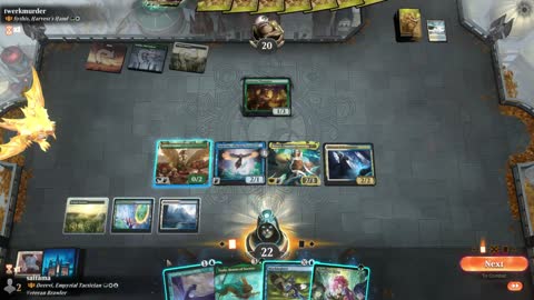 Watch MTG Arena Video Replay - Derevi, Empyrial Tactician by saitama VS Sythis, Harvest's Hand by twerkmurder - Historic Brawl