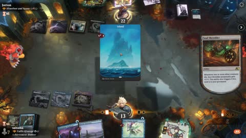 Watch MTG Arena Video Replay - Yuriko, the Tiger's Shadow by saitama VS Slimefoot and Squee by Jorton - Historic Brawl