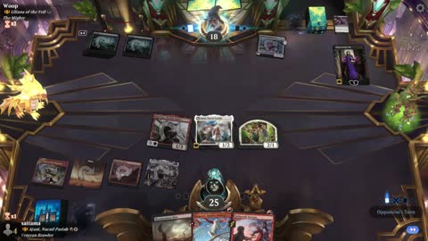 Watch MTG Arena Video Replay - Ajani, Nacatl Pariah // Ajani, Nacatl Avenger by saitama VS Liliana of the Veil by Woop - Historic Brawl