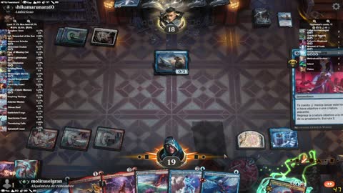 Watch MTG Arena Video Replay - Jeskai Midrange by molituselgran VS Azorius Midrange by shikamarunara10 - Standard Ranked