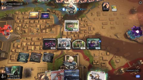 Watch MTG Arena Video Replay - Najeela, the Blade-Blossom by saitama VS Cloud, Midgar Mercenary by likwor - Historic Brawl