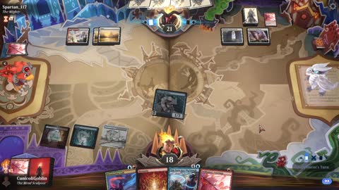Watch MTG Arena Video Replay - Izzet Control by CunicoliGoblin VS Boros Midrange by Spartan_117 - Alchemy Event