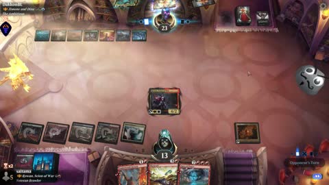 Watch MTG Arena Video Replay - Rowan, Scion of War by saitama VS Zimone and Dina by DakkonBL - Historic Brawl