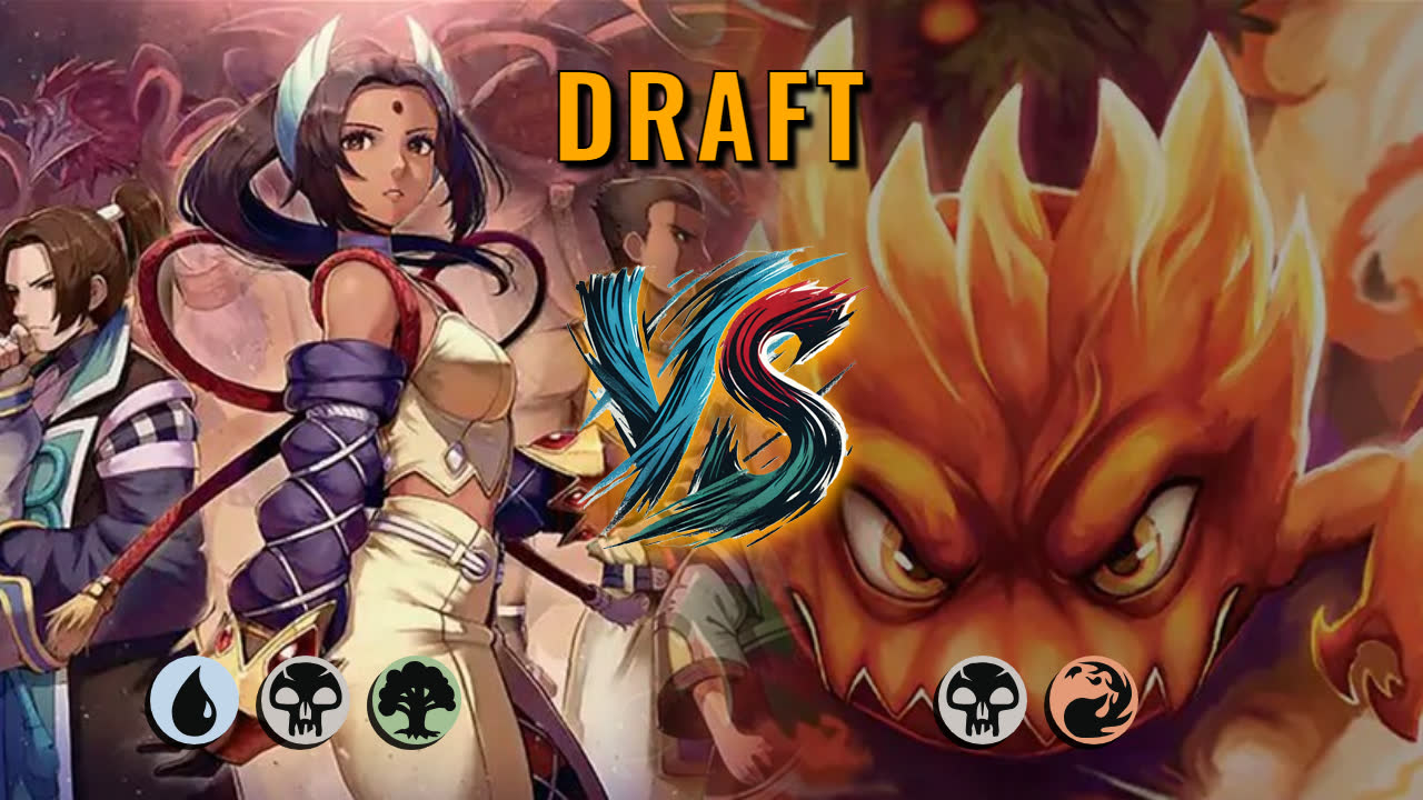 Watch MTG Arena Draft Video - Sultai Midrange by saitama VS Rakdos Midrange by ItsMagicaaa - 9555fe
