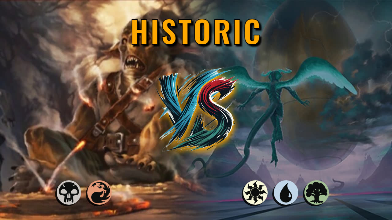 Watch MTG Arena Historic Video - Rakdos Aggro by CunicoliGoblin VS Bant Control by undefined - 5351ae