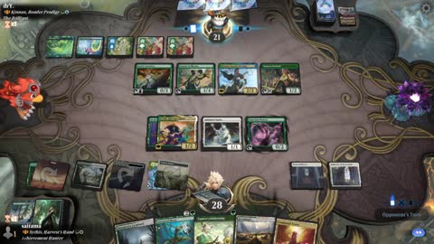 Watch MTG Arena Video Replay - Sythis, Harvest's Hand by saitama VS Kinnan, Bonder Prodigy by drY. - Historic Brawl