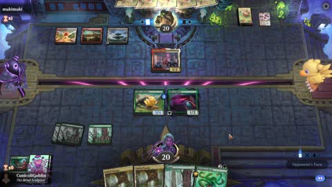 Watch MTG Arena Video Replay - Mono Green Aggro by CunicoliGoblin VS Boros Midrange by mukimuki - Standard Play
