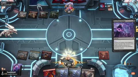 Watch MTG Arena Video Replay - Rakdos Midrange by Numbskull VS Gruul Midrange by daikke - Prerelease Standard Bo1 EOE