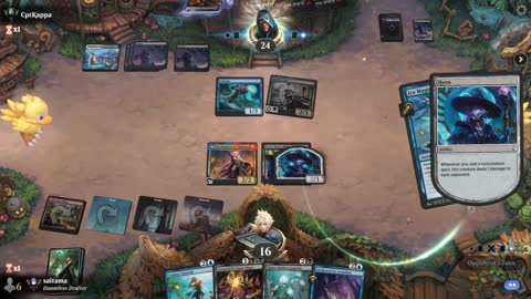Watch MTG Arena Video Replay - Grixis Midrange by saitama VS Esper Midrange by CptKappa - Premier Draft