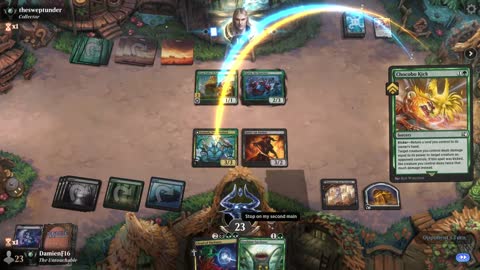 Watch MTG Arena Video Replay - Sultai Midrange by DamienF16 VS Selesnya Aggro by thesweptunder - Premier Draft