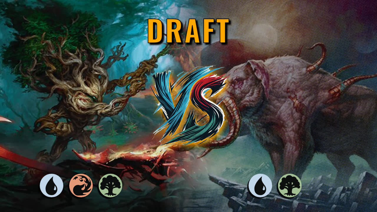 Watch MTG Arena Draft Video - Temur Midrange by DamienF16 VS Simic Midrange by HailToTheVictor - 41d9f7
