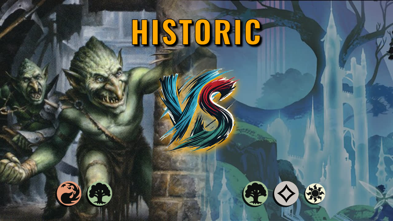 Watch MTG Arena Historic Video - Gruul Aggro by CunicoliGoblin VS Bant Midrange by undefined - 89cbdd