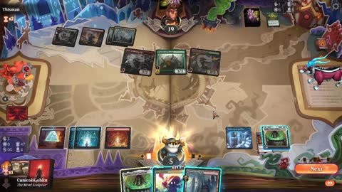 Watch MTG Arena Video Replay - Izzet Midrange by CunicoliGoblin VS Gruul Aggro by Thisman - Standard Event