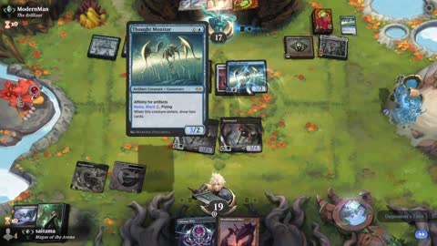 Watch MTG Arena Video Replay - Golgari Midrange by saitama VS Izzet Midrange by ModernMan - Timeless Ranked
