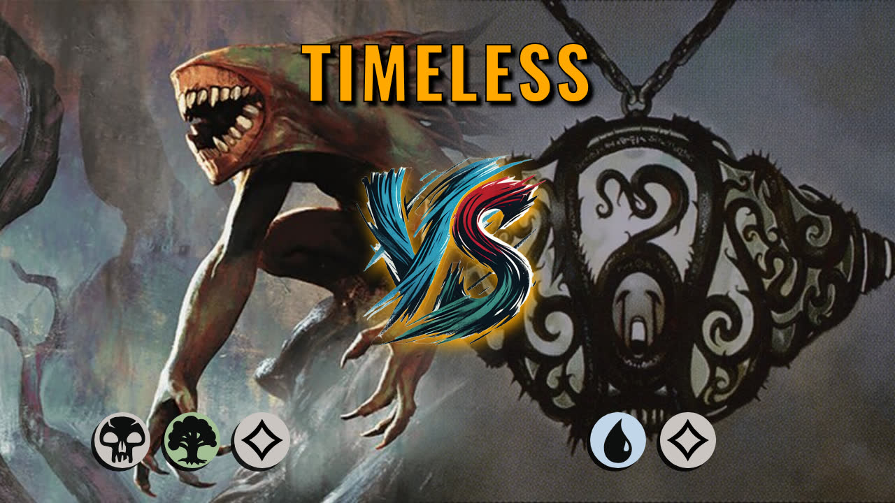 Watch MTG Arena Timeless Video - Golgari Midrange by saitama VS Izzet Midrange by ModernMan - 9931c0