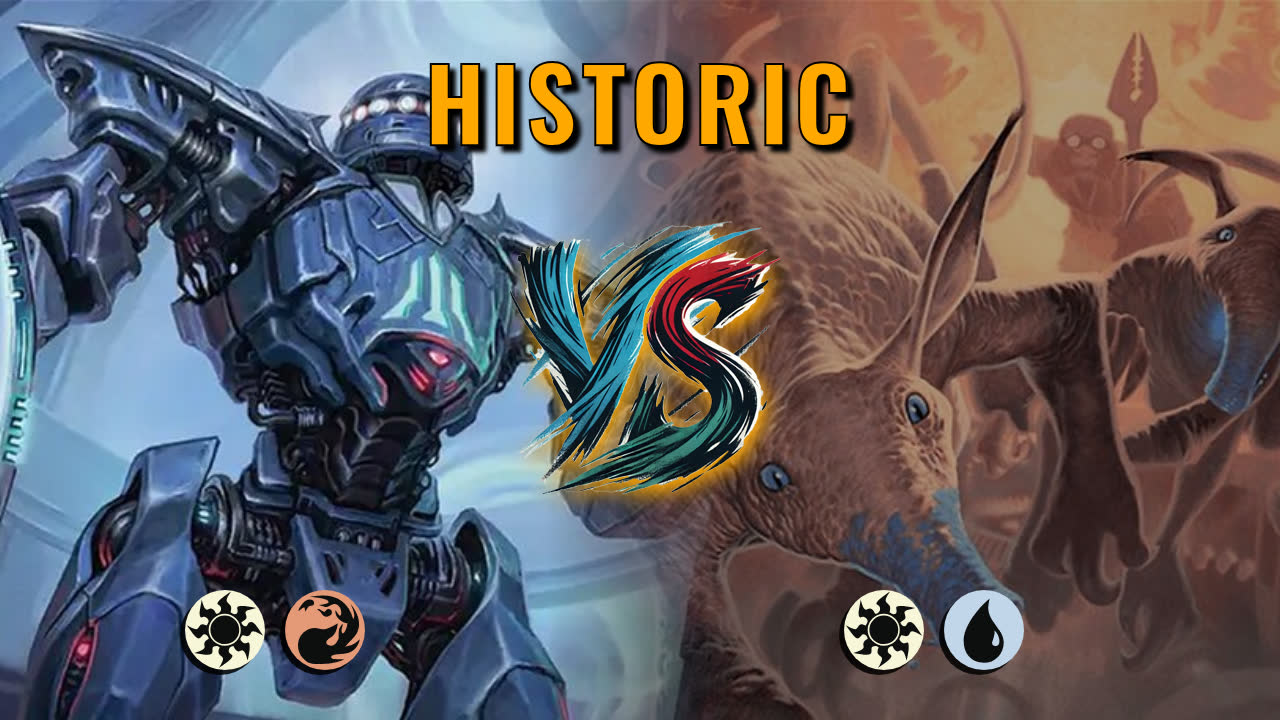 Watch MTG Arena Historic Video - Boros Aggro by MTGBudgetBrew VS Azorius Aggro by Slowplayer1 - ceed29