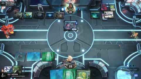 Watch MTG Arena Video Replay - Simic Midrange by saitama VS Bant Midrange by MetroMan - Premier Draft