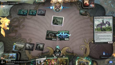 Watch MTG Arena Video Replay - Thalia and The Gitrog Monster by saitama VS Ureni of the Unwritten by nabarcin - Historic Brawl