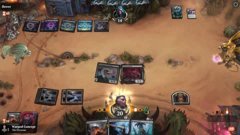 Watch MTG Arena Video Replay - Mono Black Midrange by Warped Concept VS Dimir Control by flower - MWM Standard Pauper