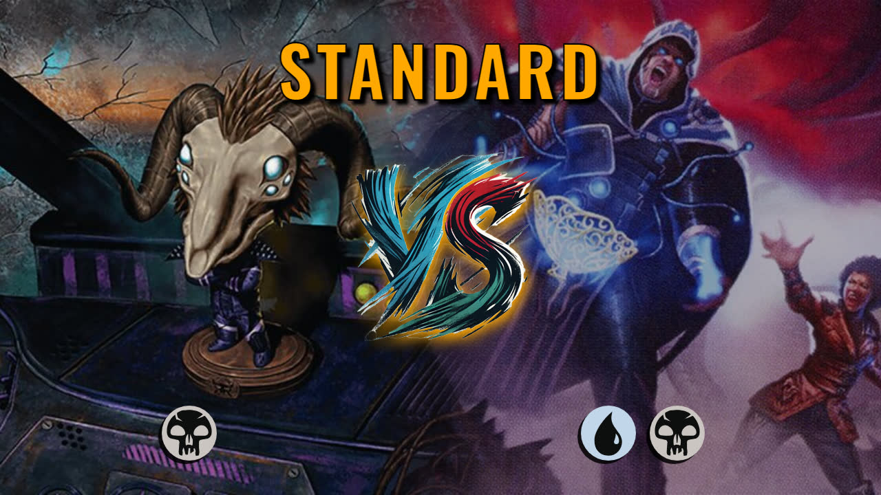 Watch MTG Arena Standard Video - Mono Black Midrange by Warped Concept VS Dimir Control by flower - 29ad2c