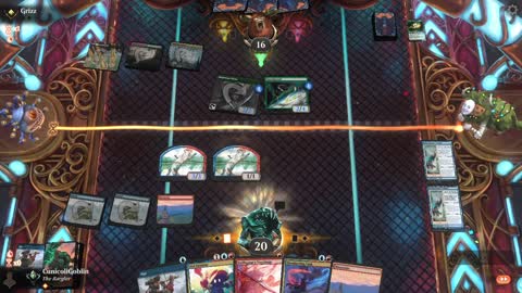 Watch MTG Arena Video Replay - Izzet Midrange by CunicoliGoblin VS Gruul Midrange by Grizz - Traditional Alchemy Ranked