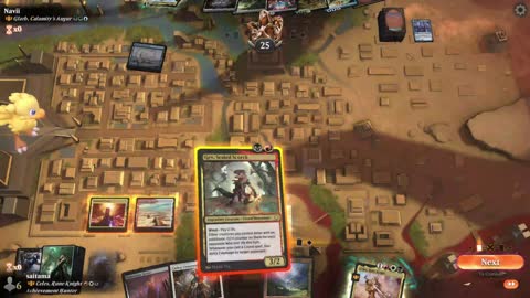 Watch MTG Arena Video Replay - Celes, Rune Knight by saitama VS Glarb, Calamity's Augur by Navii - Historic Brawl