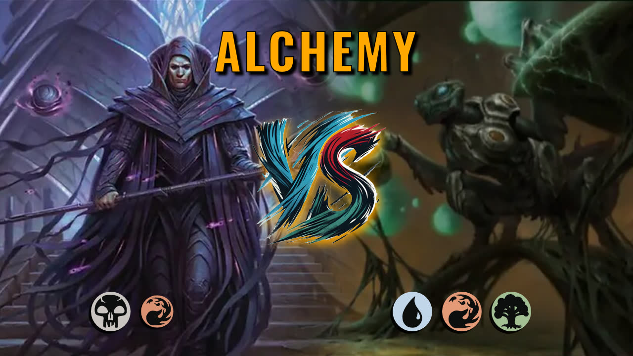 Watch MTG Arena Alchemy Video - Mono Black Aggro by CunicoliGoblin VS Temur Aggro by unko - 7e5902
