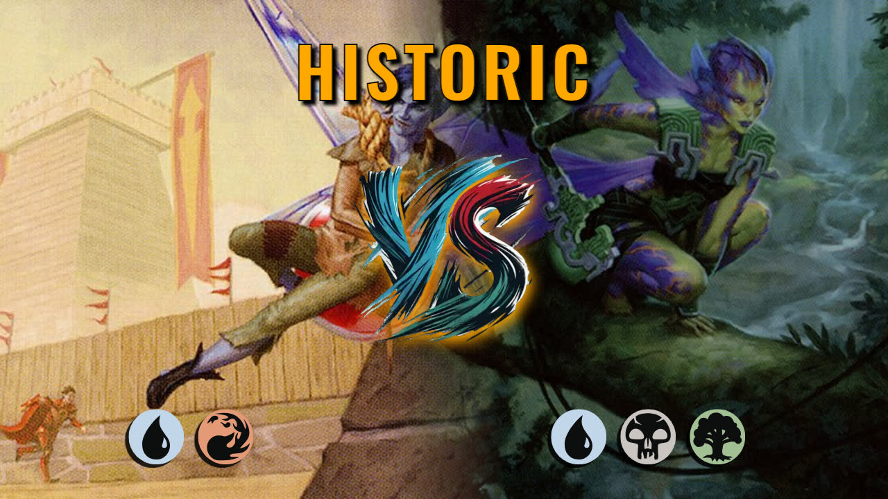 Watch MTG Arena Historic Video - Izzet Midrange by HamHocks42 VS Sultai Midrange by Sulphur - a932c8