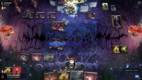 Watch MTG Arena Video Replay - Mono Black Midrange by CunicoliGoblin VS Mono Black Midrange by K1_niceboat - Standard Play