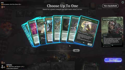 Watch MTG Arena Video Replay - Slimefoot and Squee by saitama VS Ketramose, the New Dawn by zen - Historic Brawl