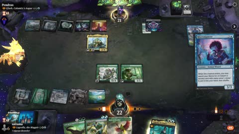 Watch MTG Arena Video Replay - Lagrella, the Magpie by saitama VS Glarb, Calamity's Augur by Pendrax - Historic Brawl