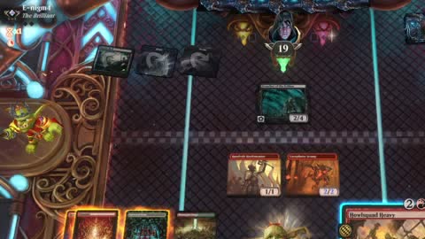 Watch MTG Arena Video Replay - Gruul Aggro by CunicoliGoblin VS Dimir Midrange by E-nigm4 - Standard Traditional Ranked