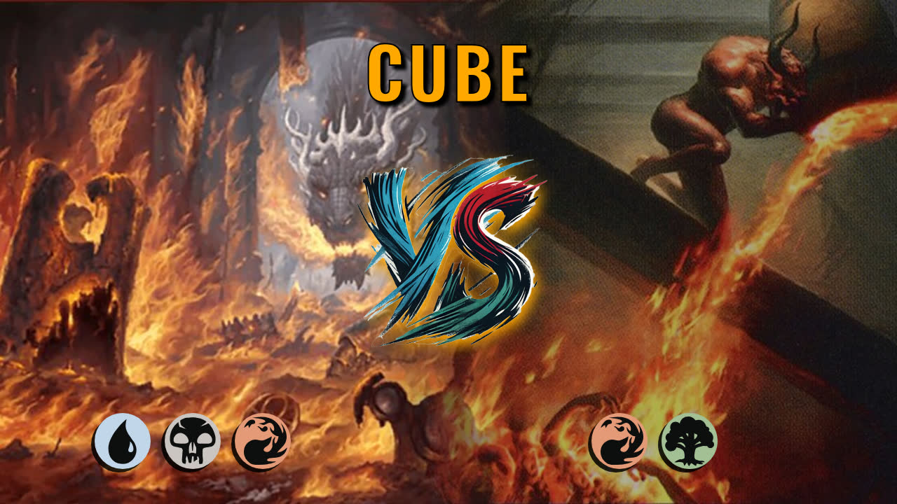 Watch MTG Arena Cube Video - Grixis Midrange by DamienF16 VS Gruul Midrange by Rocketbait - b69485