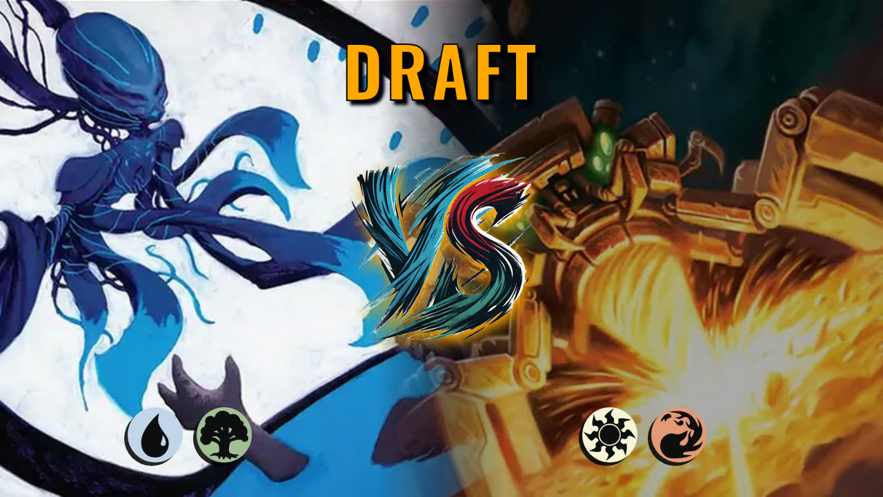 Watch MTG Arena Draft Video - Simic Midrange by DamienF16 VS Boros Aggro by endure - 21a5b4