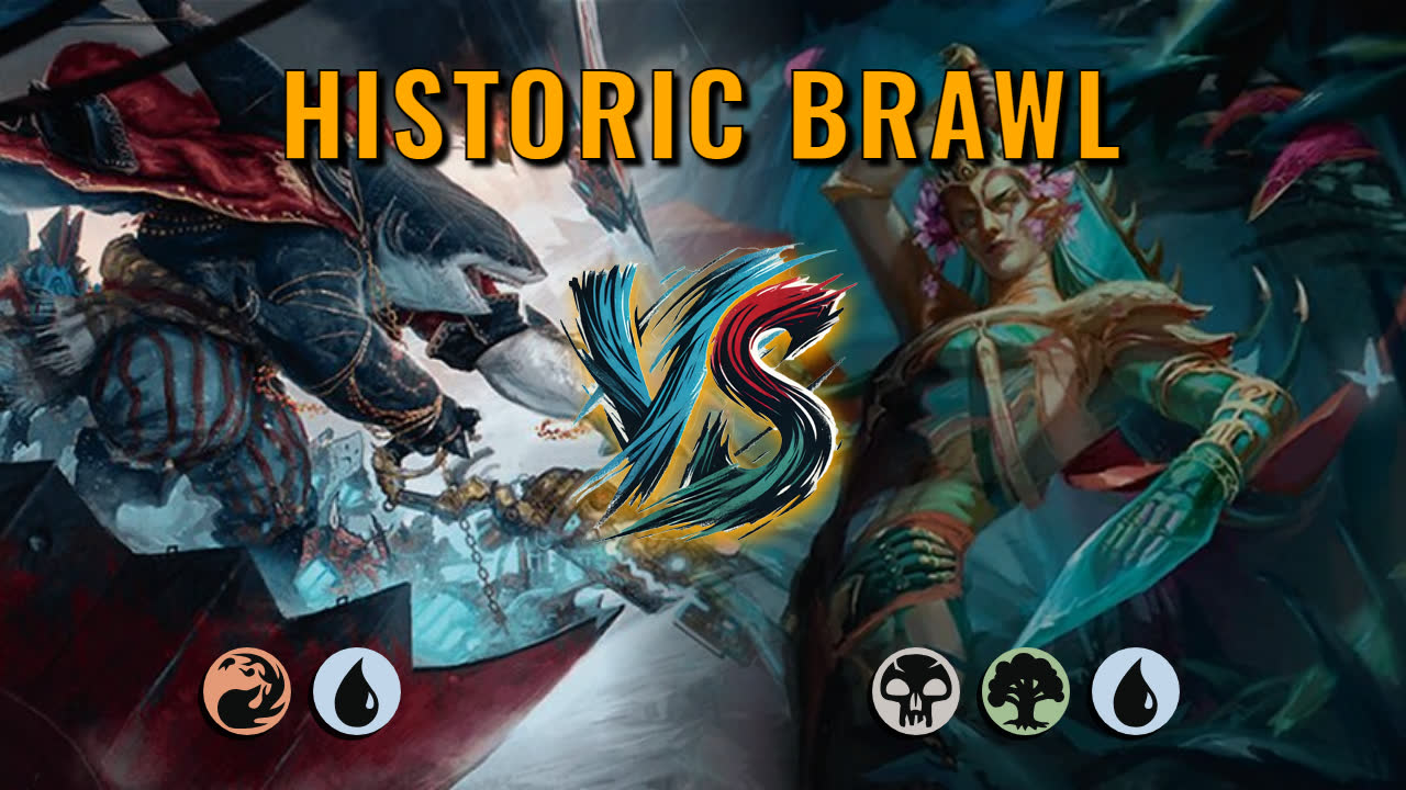 Watch MTG Arena Historic Brawl Video - Captain Howler, Sea Scourge by Warped Concept VS Kotis, the Fangkeeper by Labadessa - 3f59ab