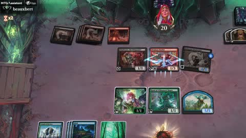 Watch MTG Arena Video Replay - Simic Midrange by ToneLoc1899 VS Rakdos Midrange by beauxbert - Standard Ranked