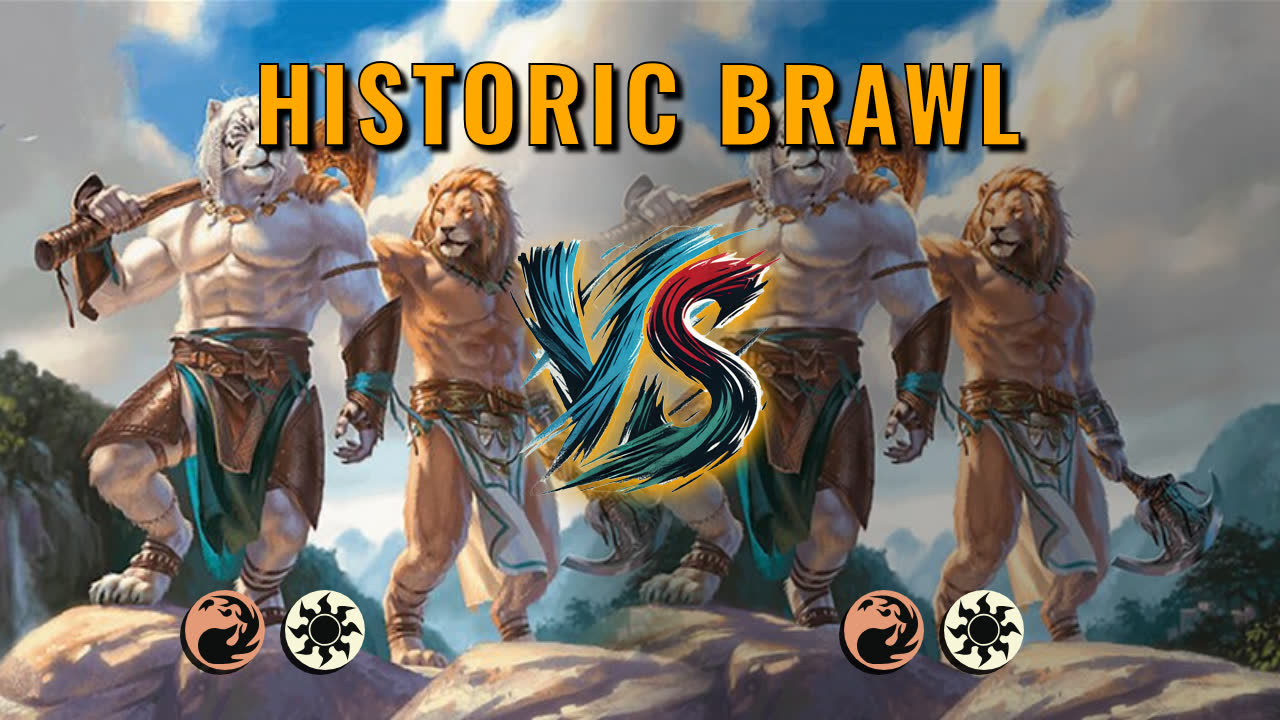Watch MTG Arena Historic Brawl Video - Ajani, Nacatl Pariah by saitama VS Ajani, Nacatl Pariah by lolotrickedu - 085b62