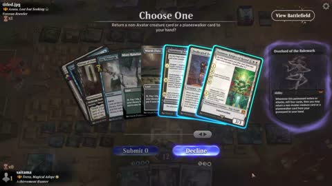 Watch MTG Arena Video Replay - Terra, Magical Adept by saitama VS Azusa, Lost but Seeking by titled.jpg - Historic Brawl