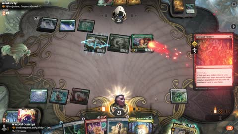 Watch MTG Arena Video Replay - Borborygmos and Fblthp by Warped Concept VS Ojer Kaslem, Deepest Growth // Temple of Cultivation by WookieeGT - Historic Brawl