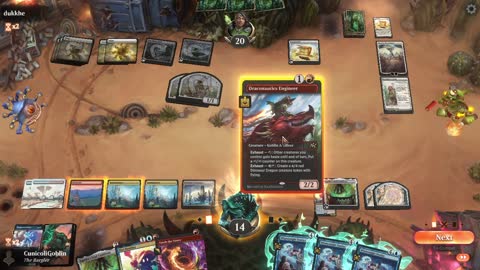 Watch MTG Arena Video Replay - Temur Cauldron by CunicoliGoblin VS Mono White Control by dukkhe - Standard Play