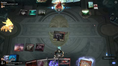 Watch MTG Arena Video Replay - Rowan, Scion of War by saitama VS Sidisi, Brood Tyrant by Ponyboy - Historic Brawl