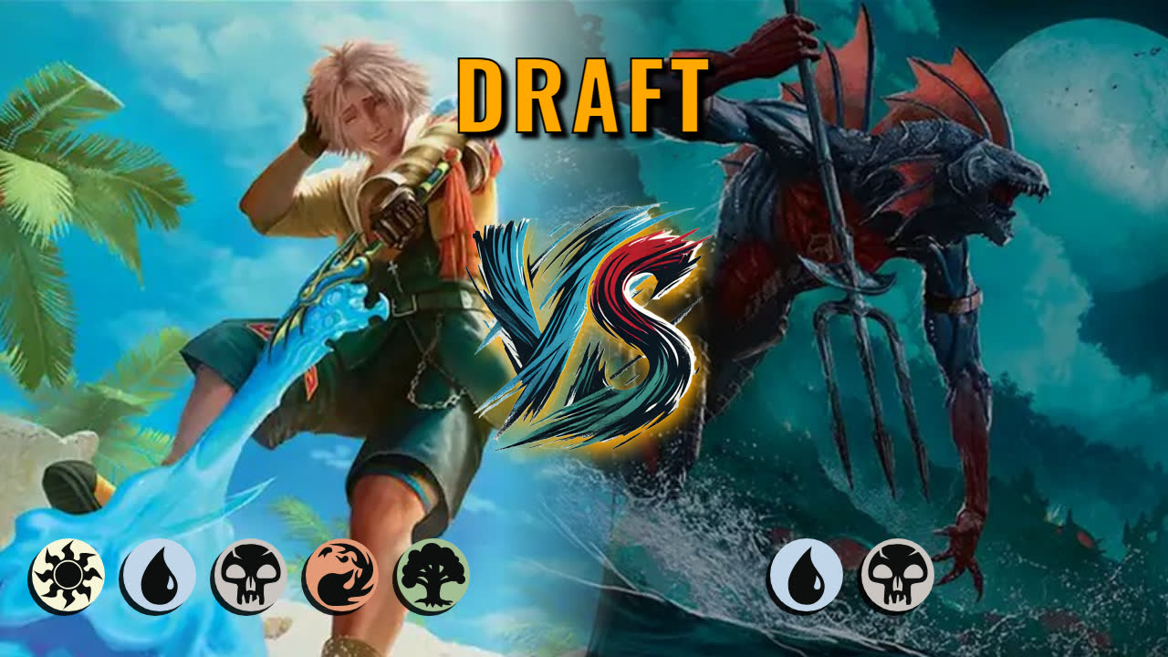 Watch MTG Arena Draft Video - 5 Color Midrange by saitama VS Dimir Midrange by chmve2 - d6e224
