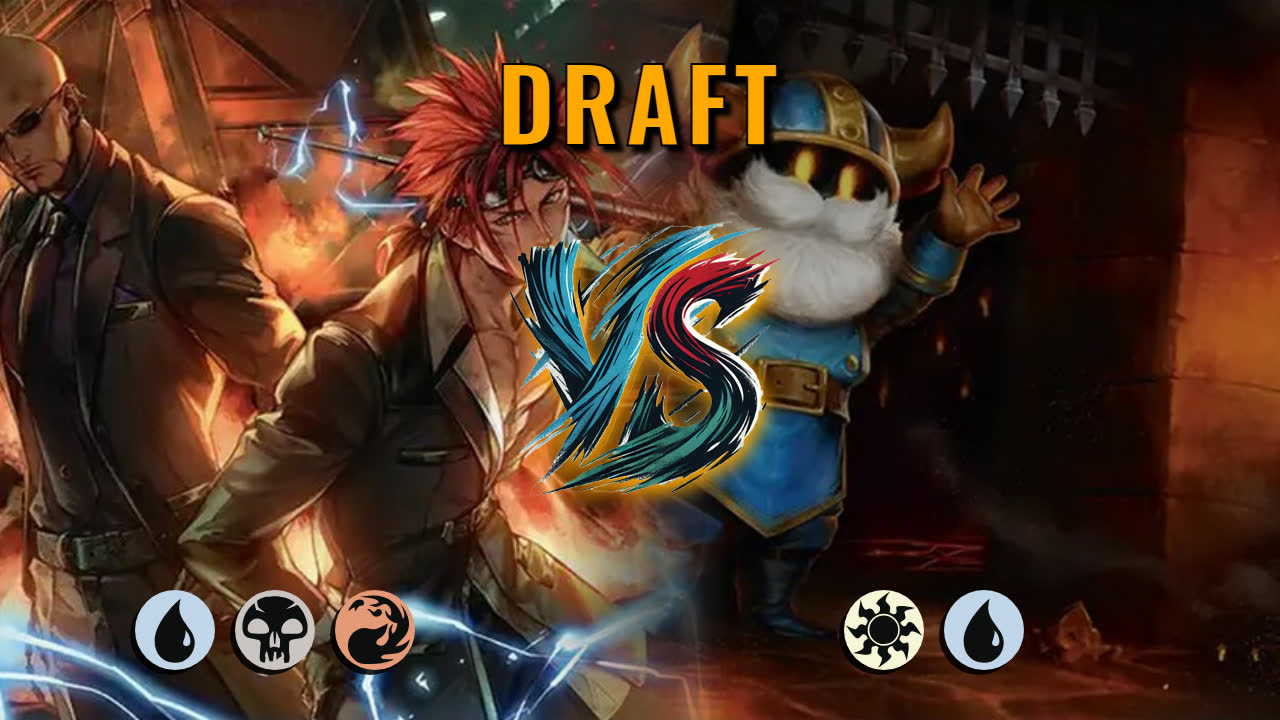 Watch MTG Arena Draft Video - Grixis Midrange by saitama VS Azorius Midrange by Jarnix83 - 1941ce