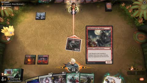 Watch MTG Arena Video Replay - Najeela, the Blade-Blossom by saitama VS Yawgmoth, Thran Physician by turtypuss - Historic Brawl
