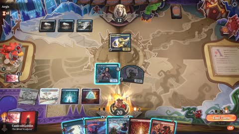 Watch MTG Arena Video Replay - Izzet Control by CunicoliGoblin VS 5 Color Aggro by Aegis - Alchemy Event