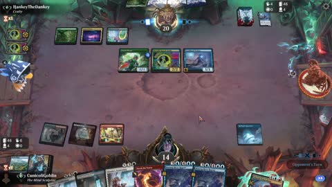 Watch MTG Arena Video Replay - Jeskai Midrange by CunicoliGoblin VS Simic Aggro by HankeyTheDankey - Alchemy Ranked
