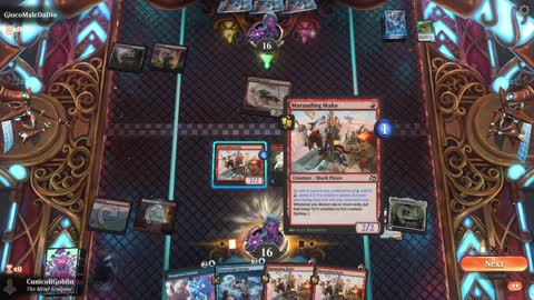 Watch MTG Arena Video Replay - Izzet Midrange by CunicoliGoblin VS Gruul Aggro by GiocoMaleDaDio - Standard Event