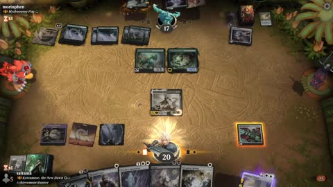 Watch MTG Arena Video Replay - Ketramose, the New Dawn by saitama VS Mythweaver Poq by morinphen - Historic Brawl